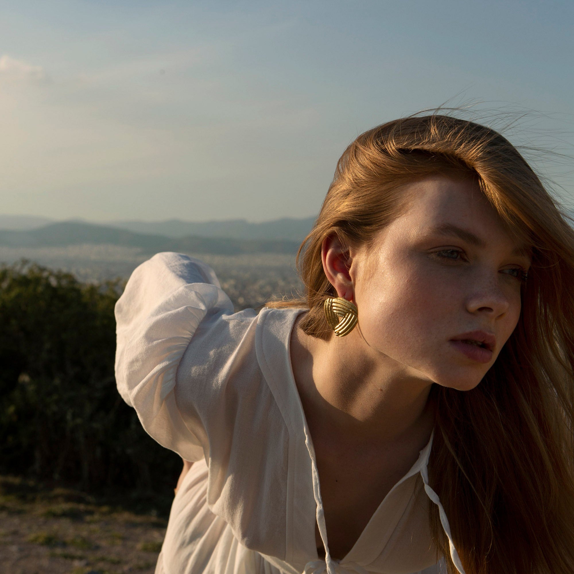 SEA SHELL TRIAD * NISO earrings