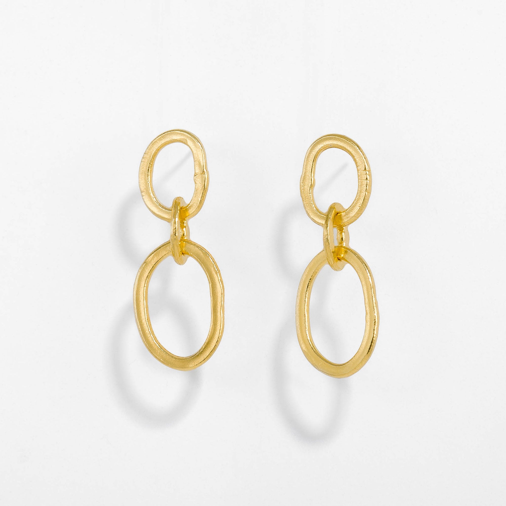 OVAL LINKS earrings