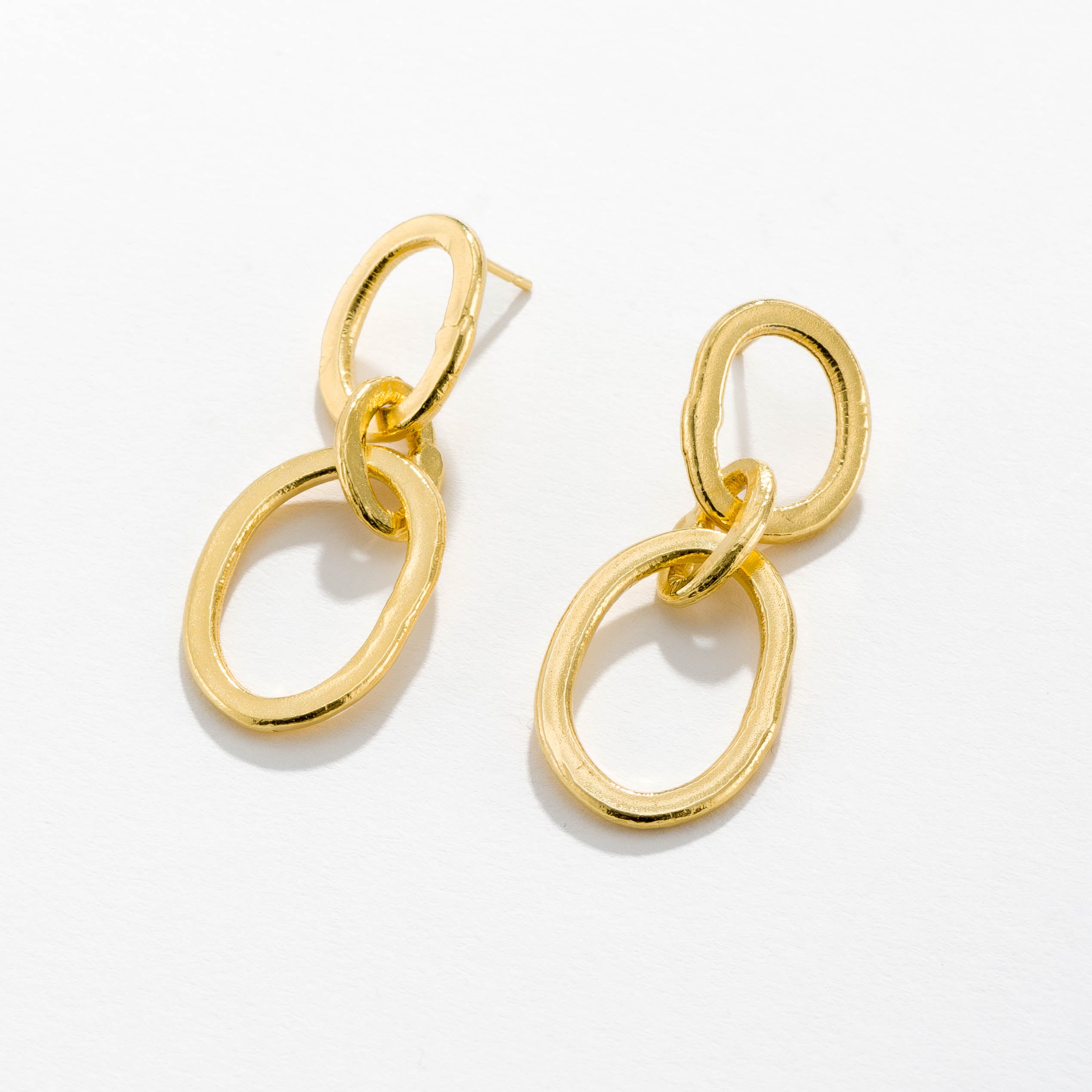 OVAL LINKS earrings